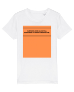 i unwind and allow all emotions to pass through me Tricou mânecă scurtă  Copii Mini Creator