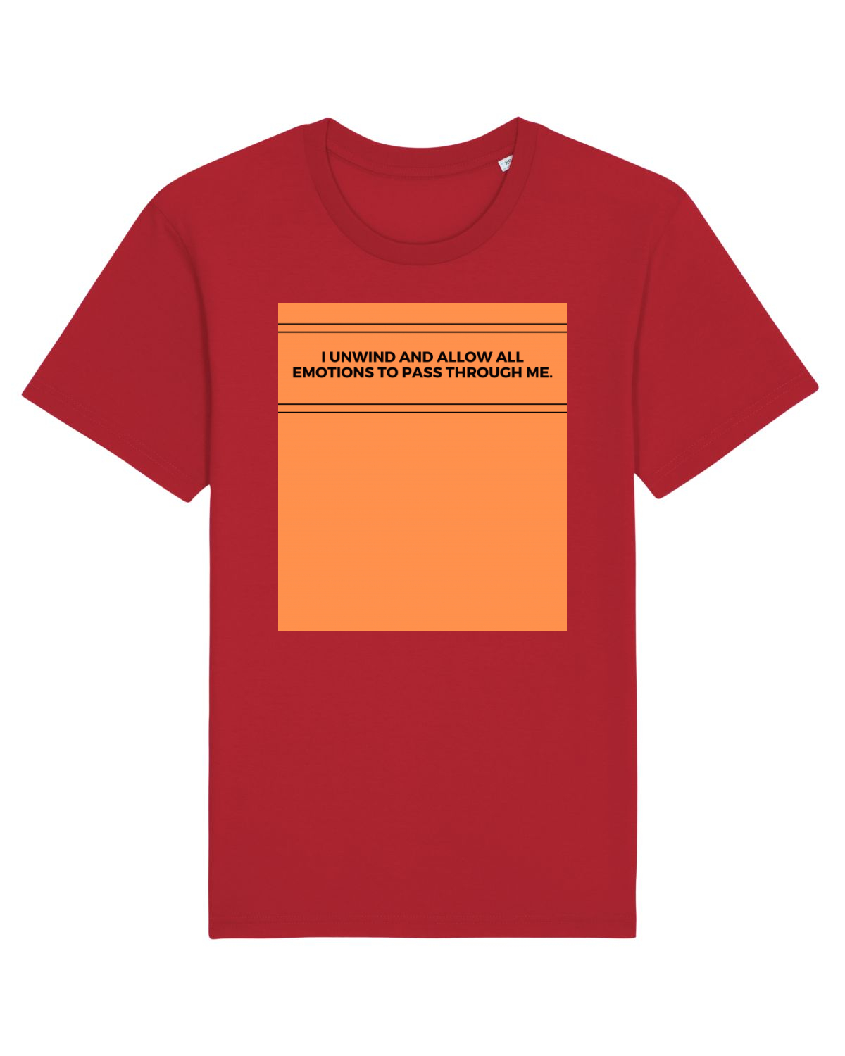 Tricou mânecă scurtă Unisex Rocker Red