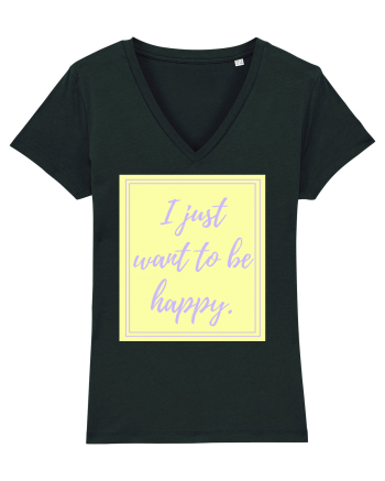 i just want to be happy2 Black