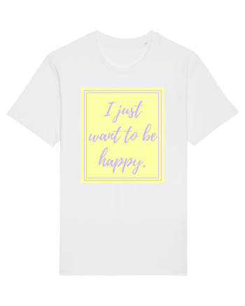 i just want to be happy2 White