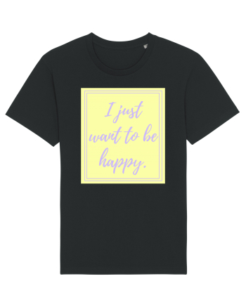 i just want to be happy2 Black