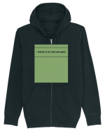 i deserve to be loved and happy2 Hanorac cu fermoar Unisex Connector