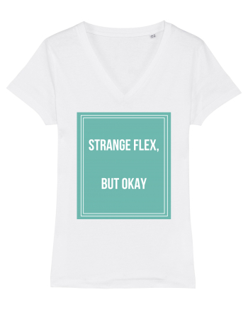 strange flex but okay White