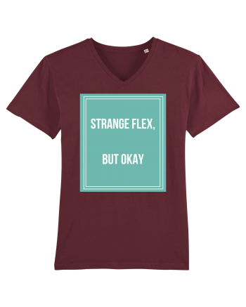 strange flex but okay Burgundy