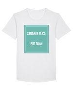 strange flex but okay Tricou mânecă scurtă guler larg Bărbat Skater