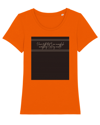 i have faith that i can accomplish everything Bright Orange