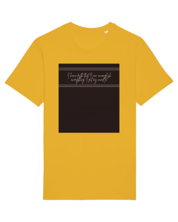 i have faith that i can accomplish everything Spectra Yellow
