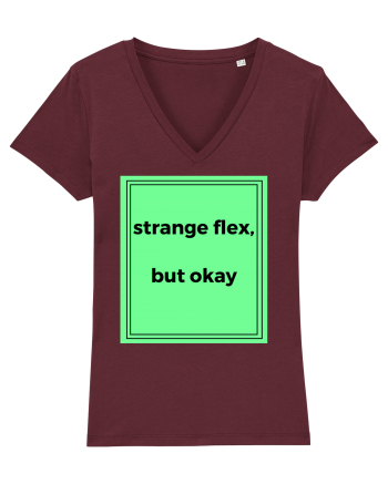 strange flex but okay2 Burgundy