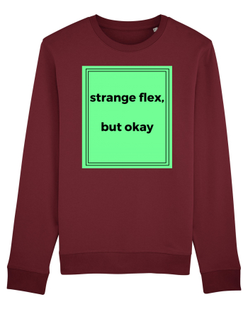 strange flex but okay2 Burgundy