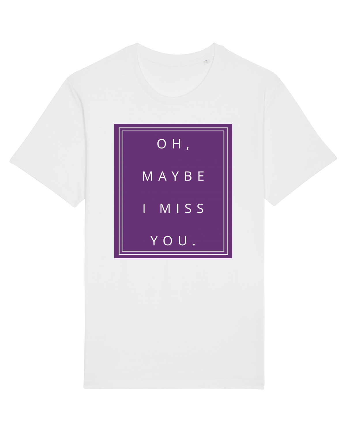 Tricou mânecă scurtă Unisex Rocker White
