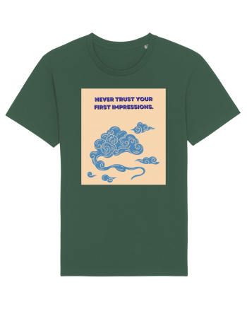 never trust your first impressions Bottle Green