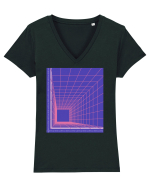 m Tricou mânecă scurtă guler V Damă Evoker