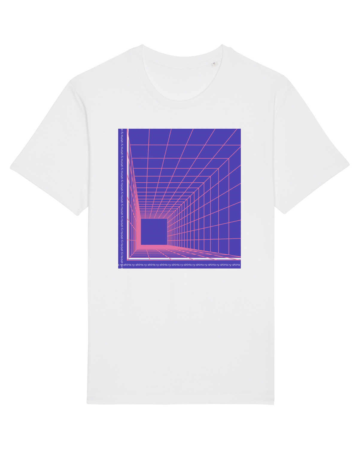 Tricou mânecă scurtă Unisex Rocker White