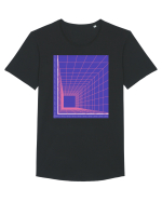 m Tricou mânecă scurtă guler larg Bărbat Skater