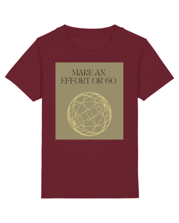 make an effort or go Burgundy