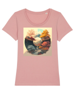 4 anotimpuri Tricou mânecă scurtă guler larg fitted Damă Expresser