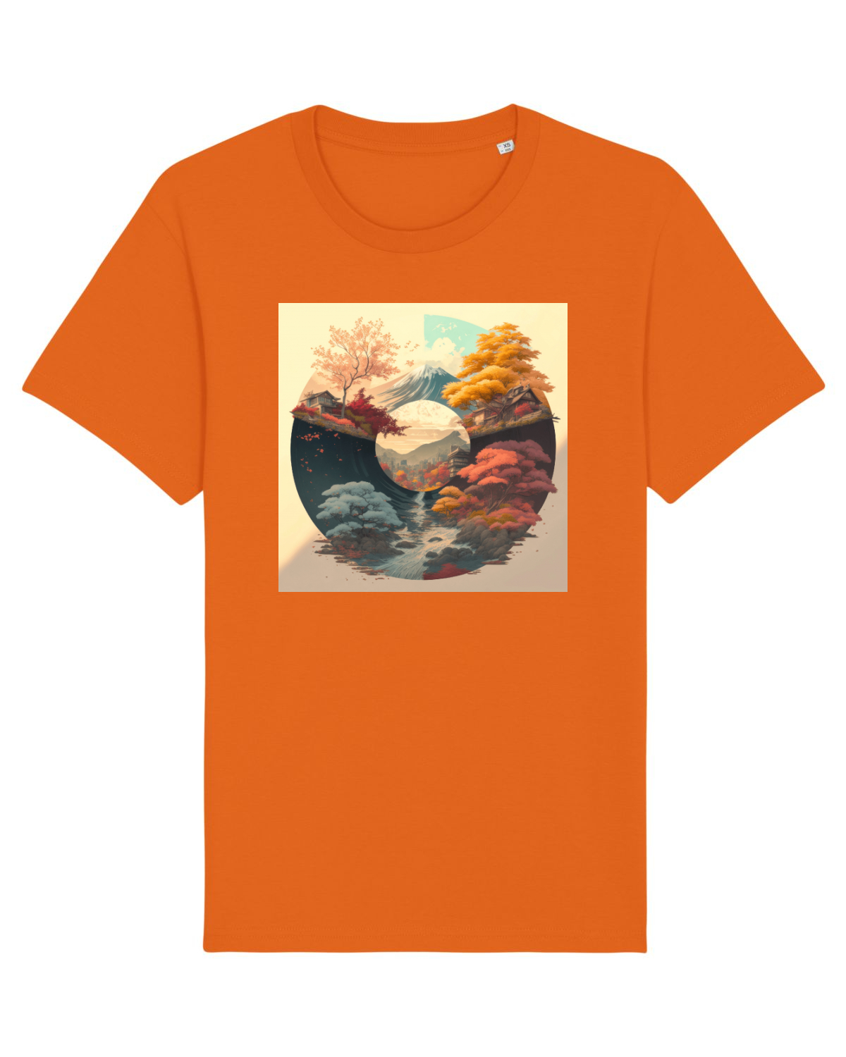 Tricou mânecă scurtă Unisex Rocker Bright Orange