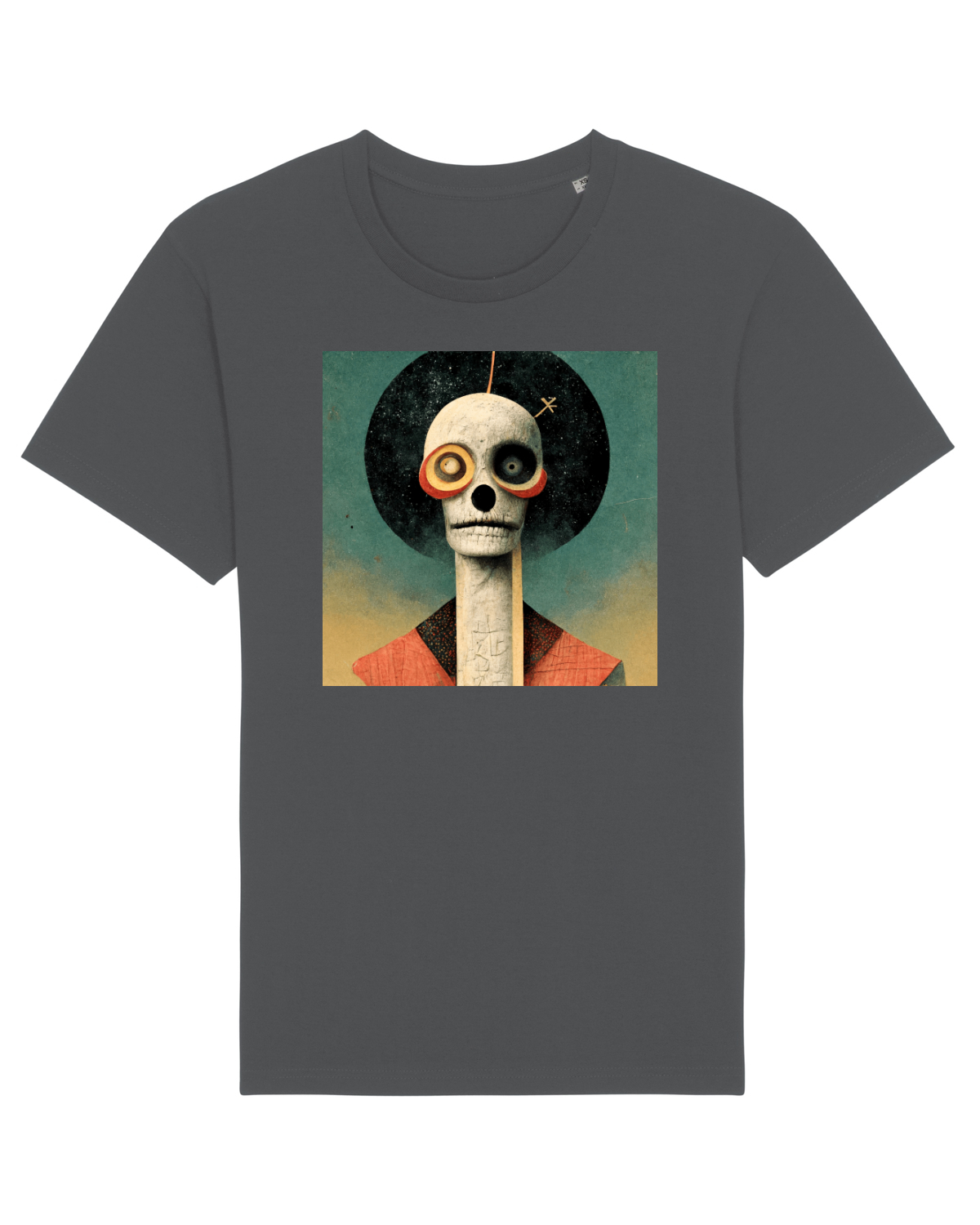 Tricou mânecă scurtă Unisex Rocker Anthracite