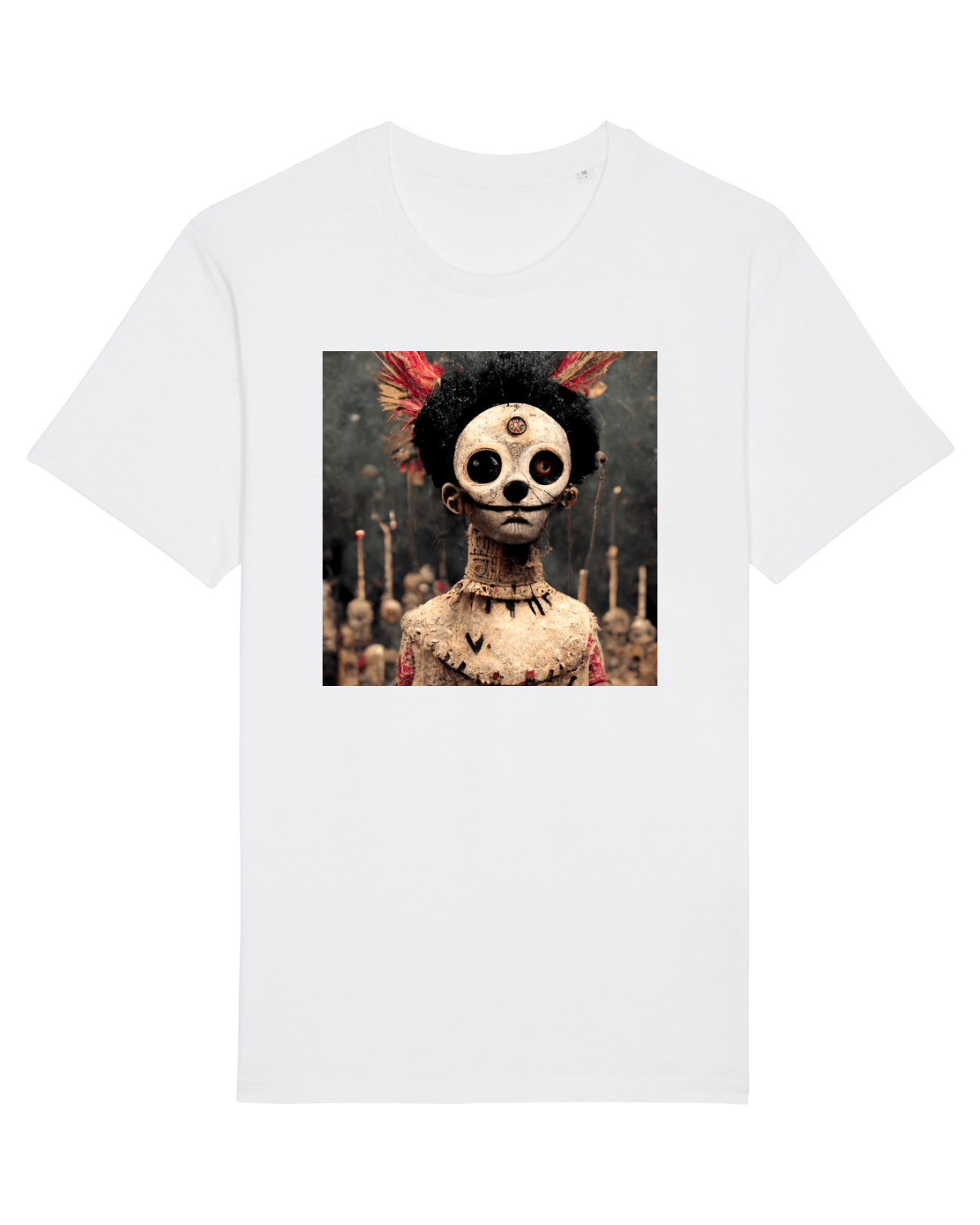 Tricou mânecă scurtă Unisex Rocker White