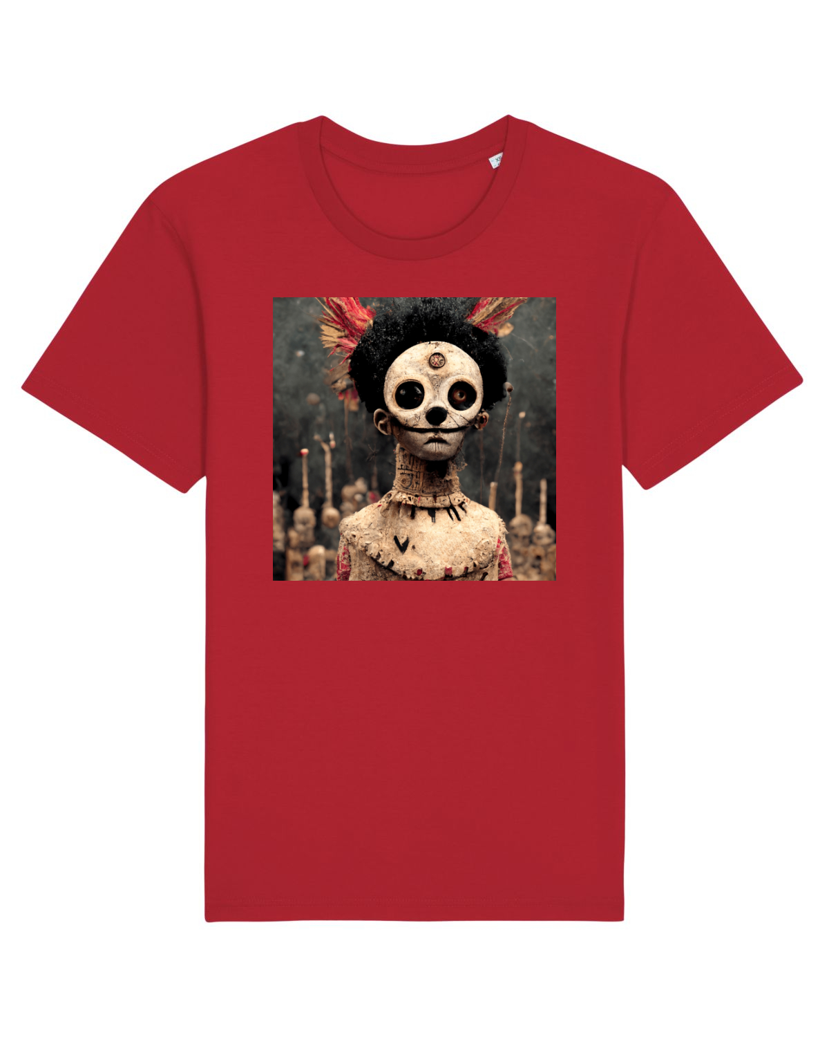 Tricou mânecă scurtă Unisex Rocker Red