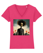 Dead Hombre Pablito Tricou mânecă scurtă guler V Damă Evoker
