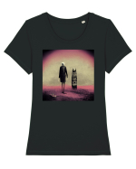 Abstract eyes - The eyes never lie Tricou mânecă scurtă guler larg fitted Damă Expresser