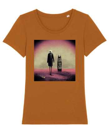 Abstract eyes - The eyes never lie Roasted Orange