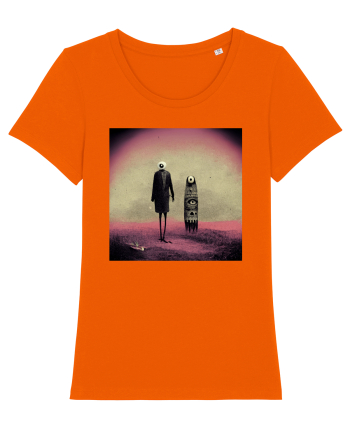 Abstract eyes - The eyes never lie Bright Orange