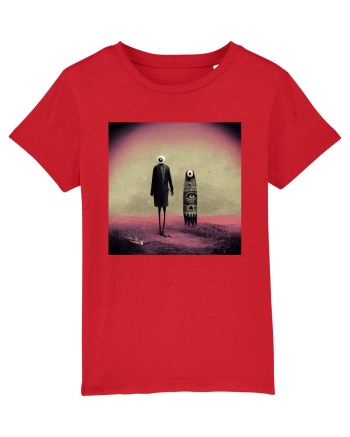 Abstract eyes - The eyes never lie Red