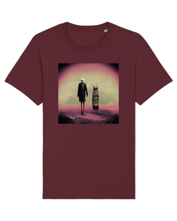 Abstract eyes - The eyes never lie Burgundy