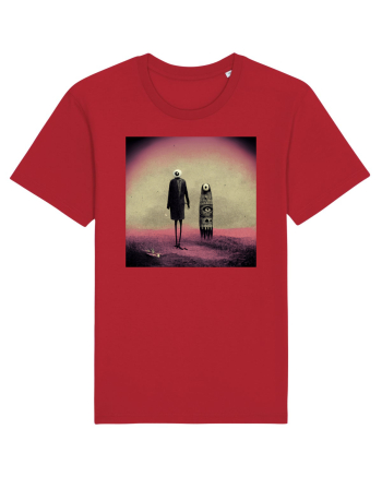 Abstract eyes - The eyes never lie Red