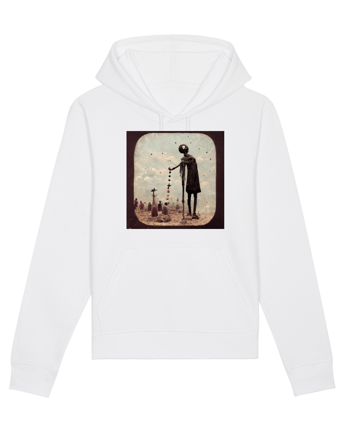 Hanorac Unisex Drummer White
