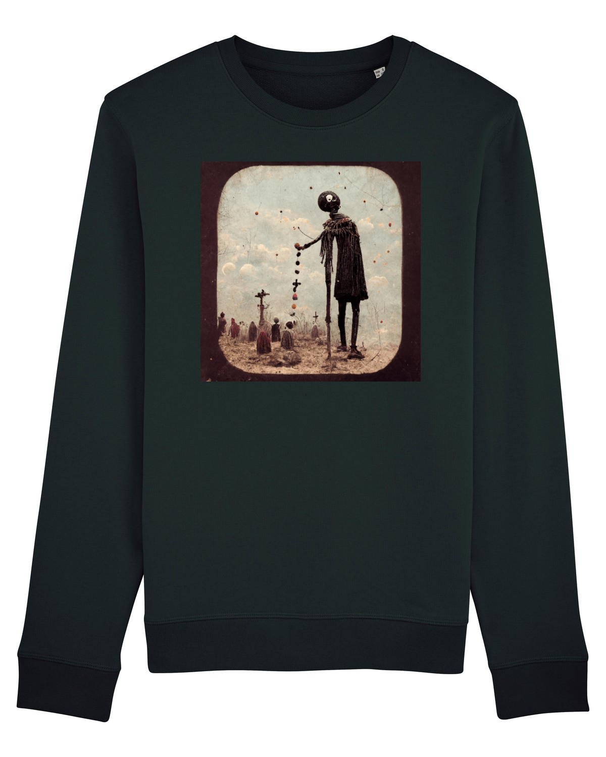 Bluză mânecă lungă Unisex Rise Black