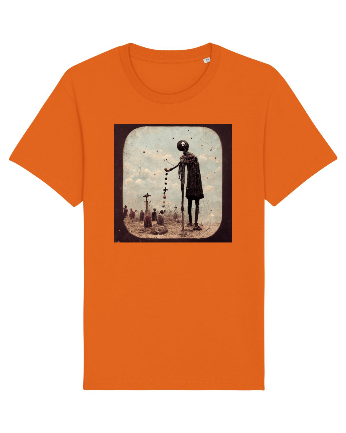 Tricou mânecă scurtă Unisex Rocker Bright Orange