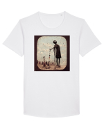 Tribal Wars Tricou mânecă scurtă guler larg Bărbat Skater