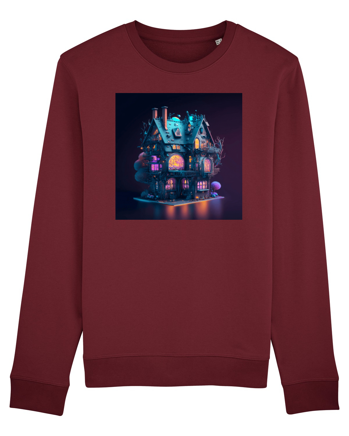 Bluză mânecă lungă Unisex Rise Burgundy