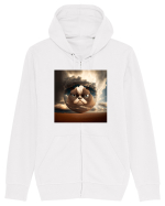 Grumpy Sphere Cat Hanorac cu fermoar Unisex Connector