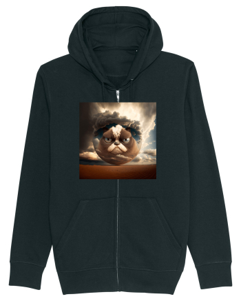 Grumpy Sphere Cat Black