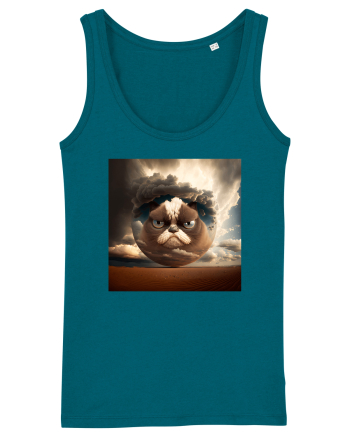 Grumpy Sphere Cat Ocean Depth