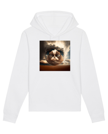 Grumpy Sphere Cat White