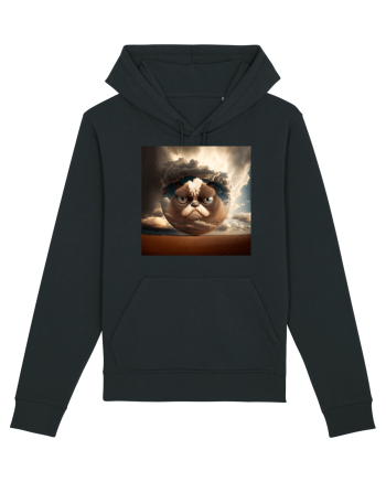 Grumpy Sphere Cat Black