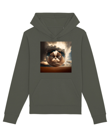 Grumpy Sphere Cat Khaki