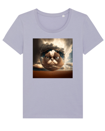 Grumpy Sphere Cat Lavender