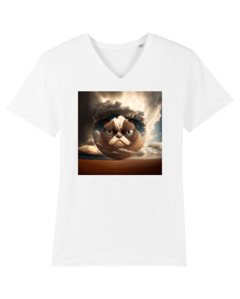 Grumpy Sphere Cat White