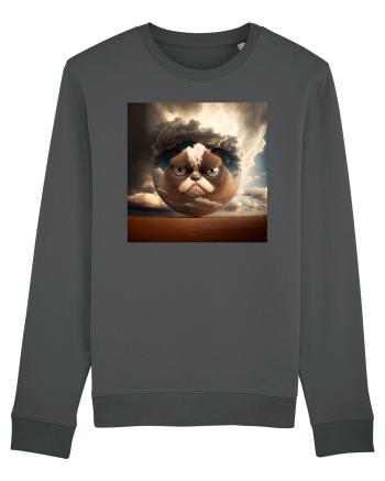 Grumpy Sphere Cat Anthracite