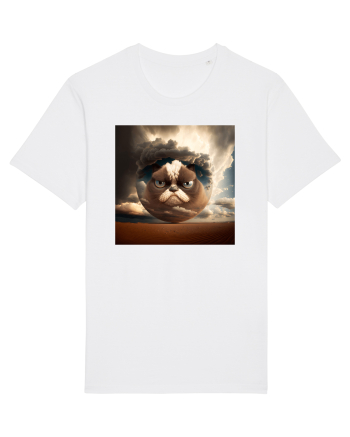 Grumpy Sphere Cat White