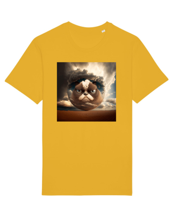 Grumpy Sphere Cat Spectra Yellow