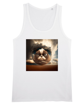 Grumpy Sphere Cat White