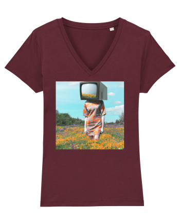 TV Head Burgundy