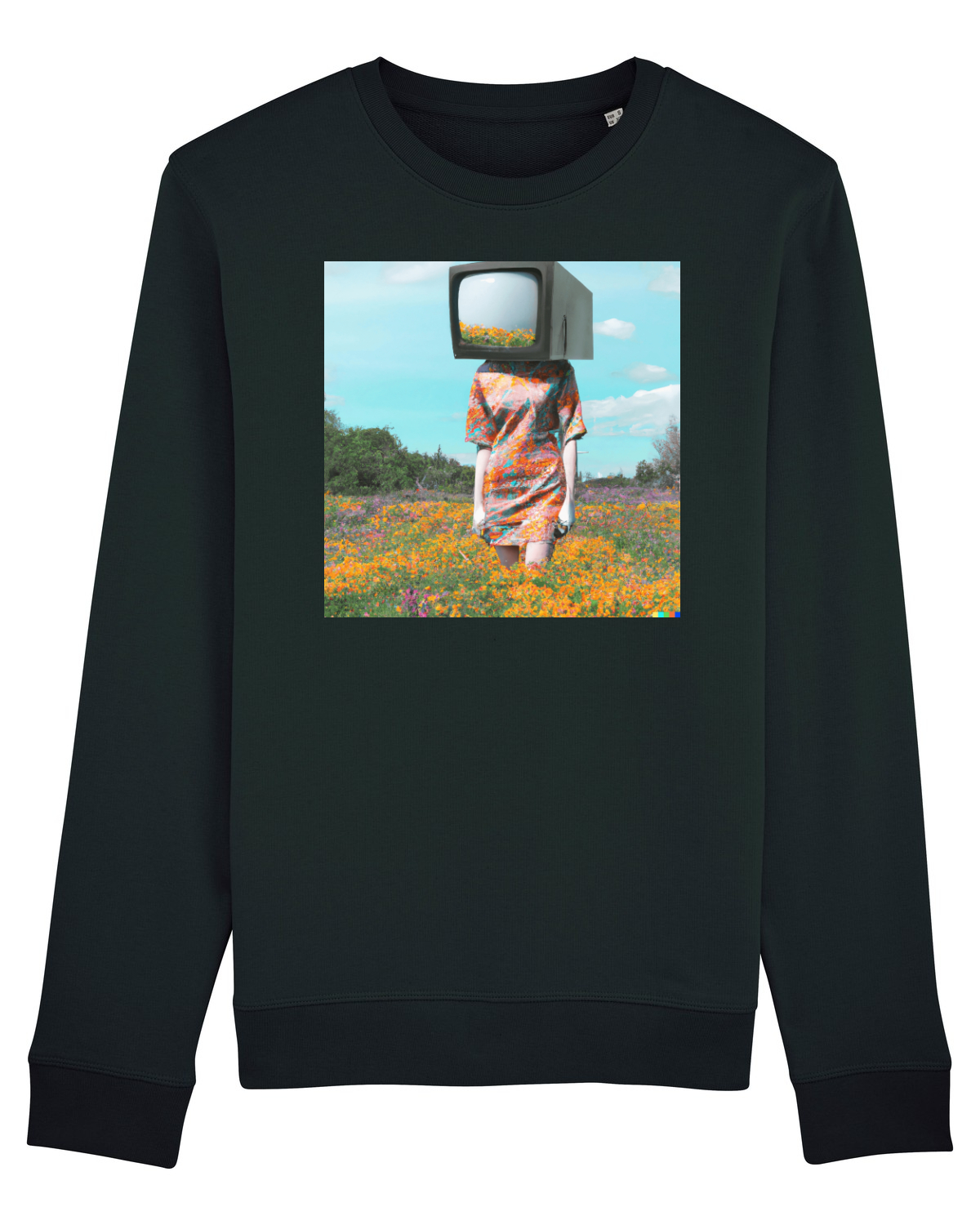 Bluză mânecă lungă Unisex Rise Black